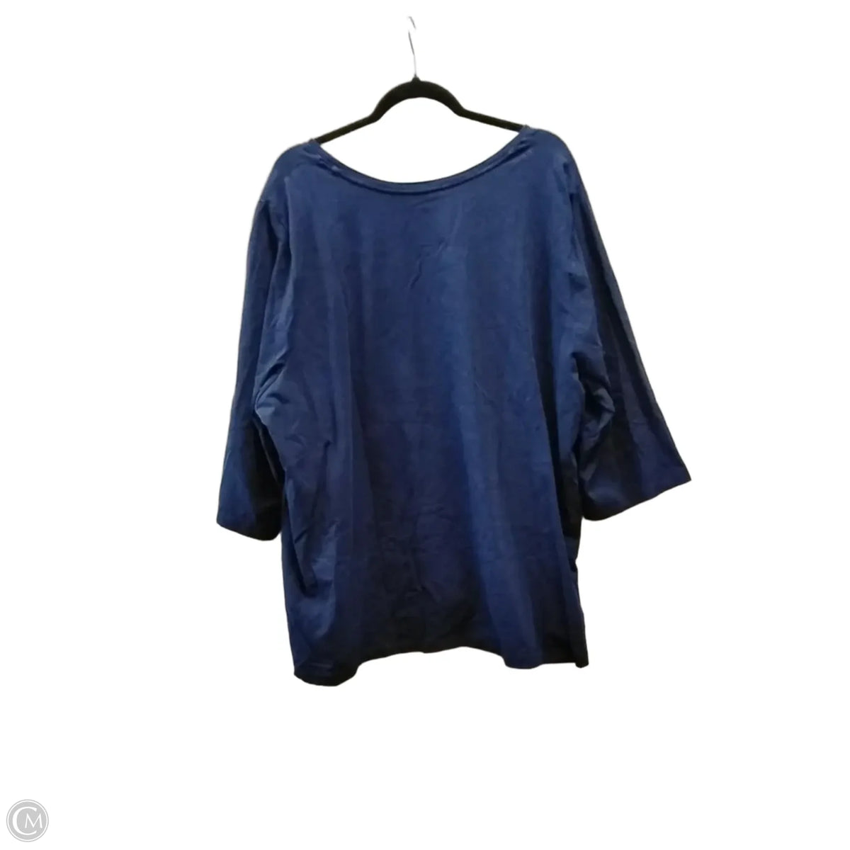Top Long Sleeve By Catherines In Blue, Size: 3x