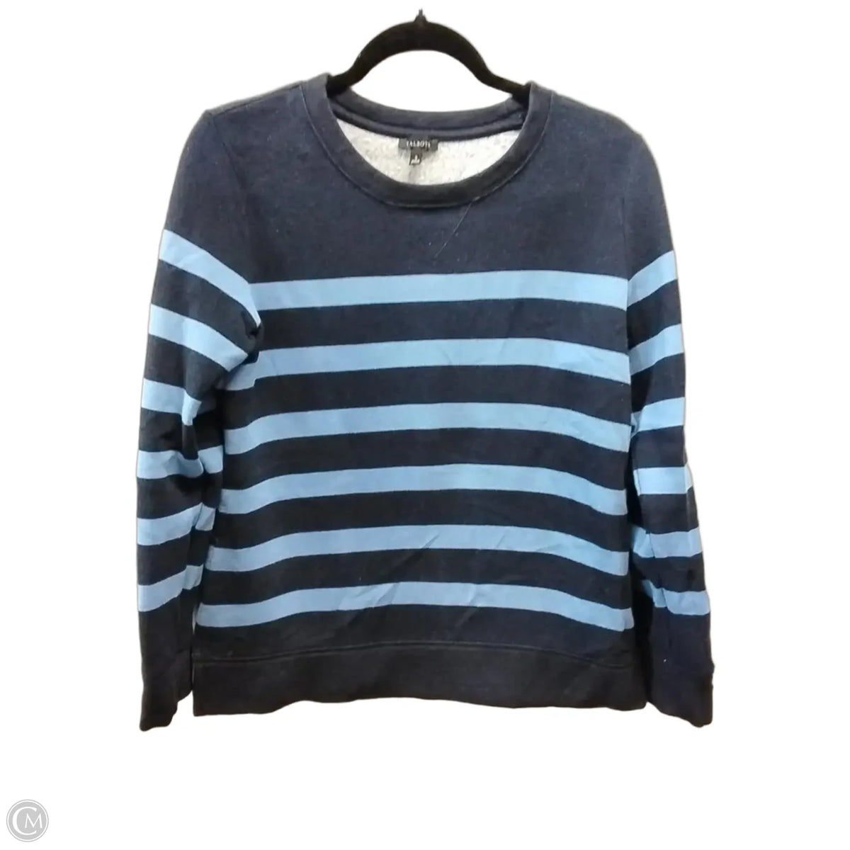 Sweatshirt Collar By Talbots In Blue, Size: S