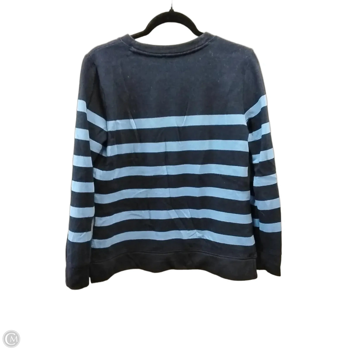 Sweatshirt Collar By Talbots In Blue, Size: S