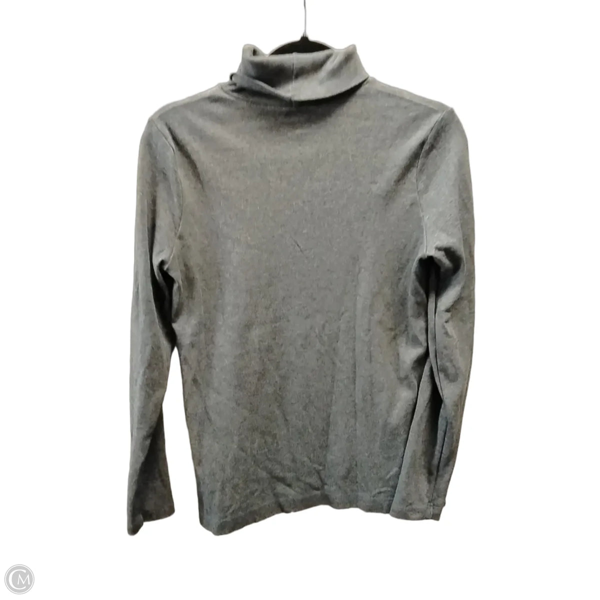Top Long Sleeve By Lands End In Grey, Size: M