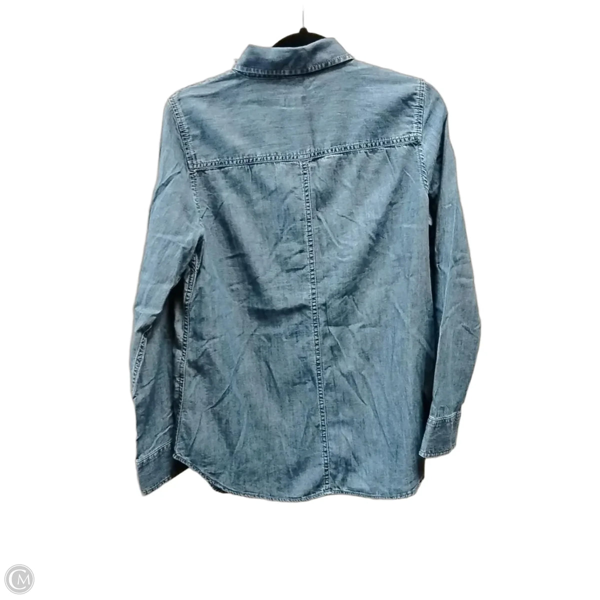 Top Long Sleeve By Talbots In Blue, Size: S