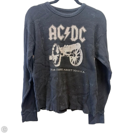Top Long Sleeve By Clothes Mentor In Black, Size: L