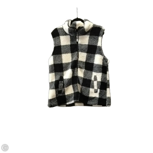 Vest Faux Fur & Sherpa By Maurices In Plaid Pattern, Size: Xl