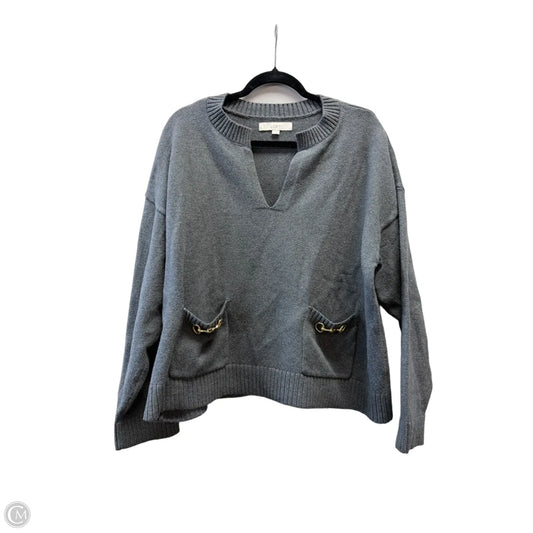 Sweater By Loft In Grey, Size: Xl