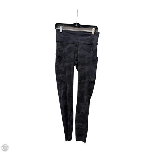 Athletic Leggings By Lululemon In Camouflage Print, Size: 8
