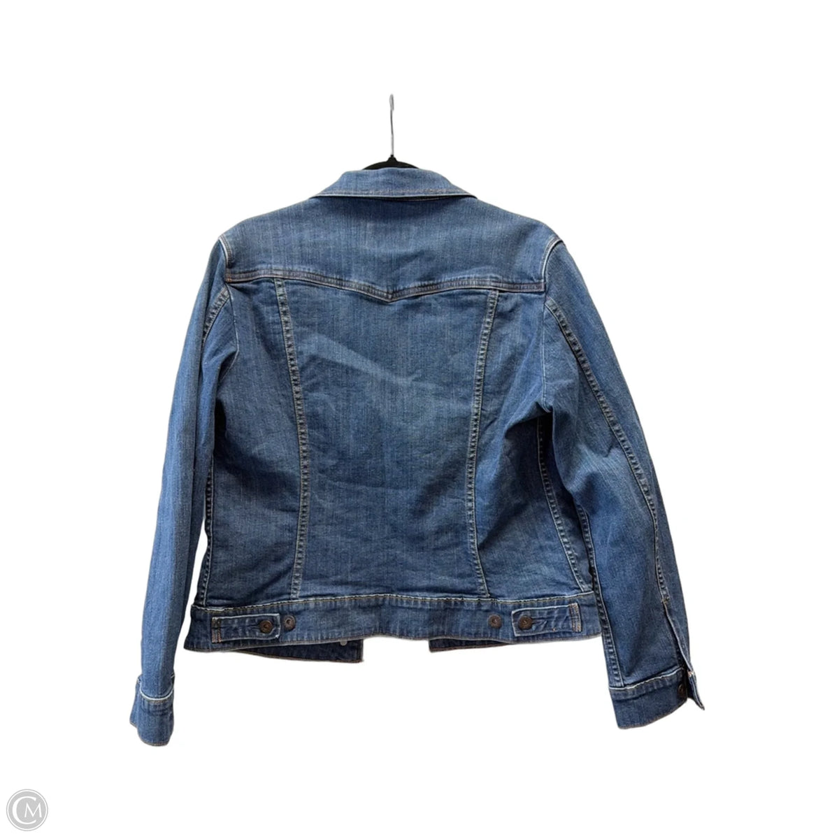Jacket Denim By Levis In Blue Denim, Size: L