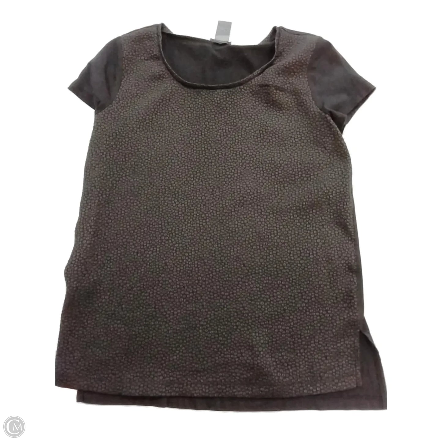 Top Short Sleeve By Ann Taylor In Black, Size: Xs