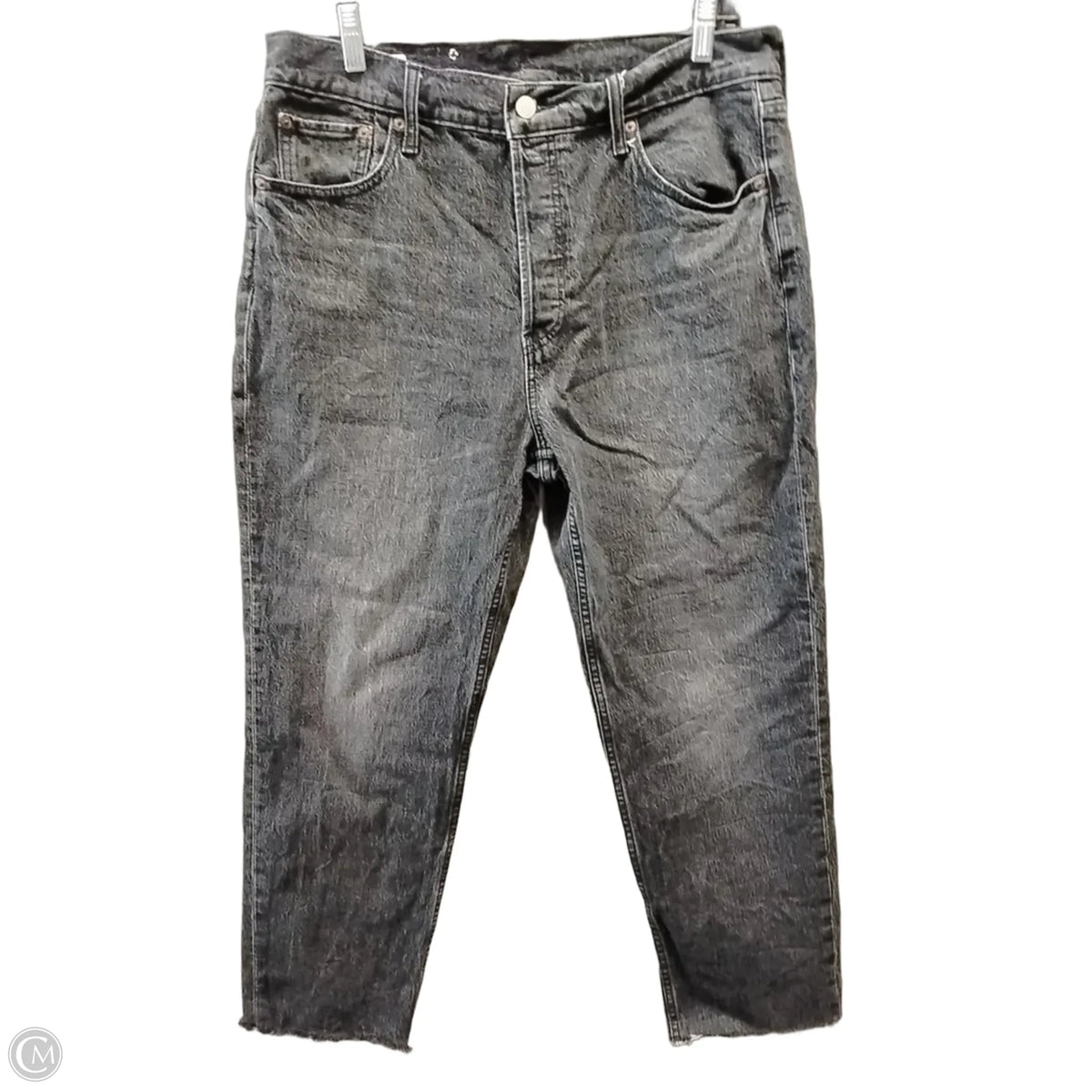 Jeans Straight By Gap In Black, Size: 14