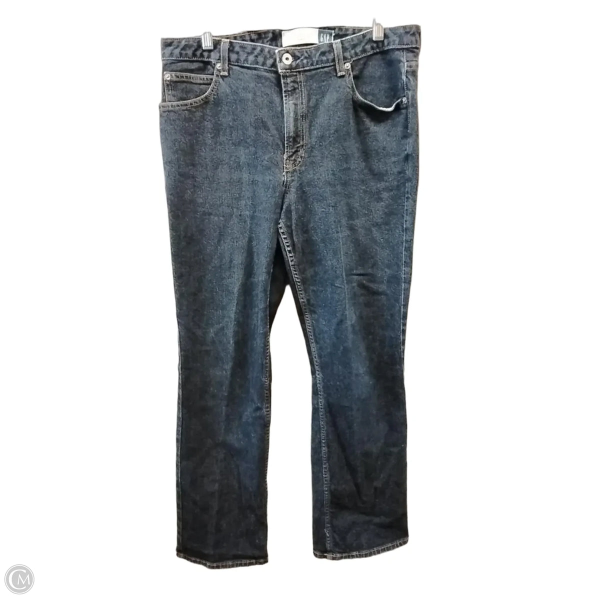 Jeans Boot Cut By Gap In Blue Denim, Size: 14