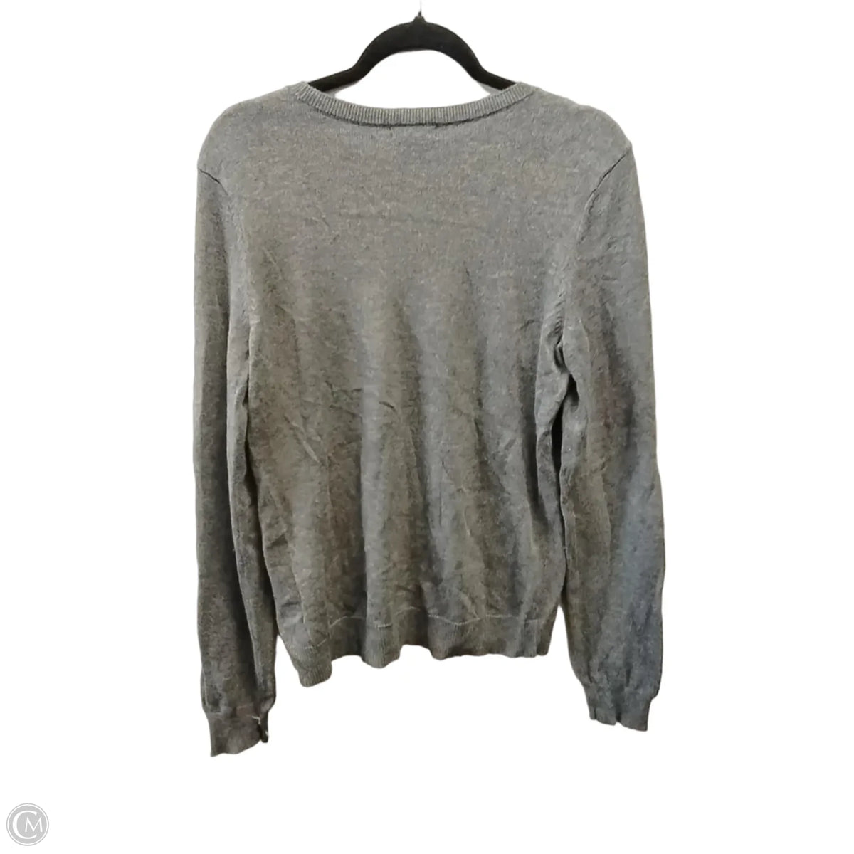 Sweater By Charter Club In Grey, Size: M