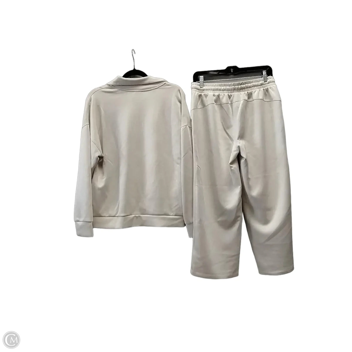 Athletic Pants 2pc By Members Mark In Cream, Size: L