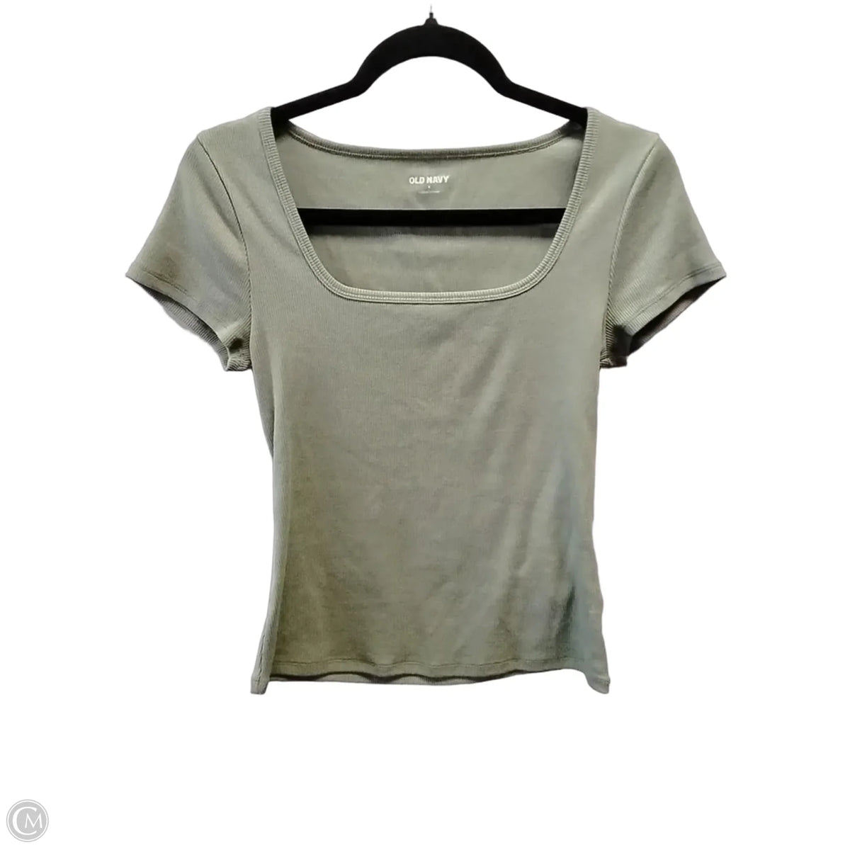 Top Short Sleeve Basic By Old Navy In Green, Size: S