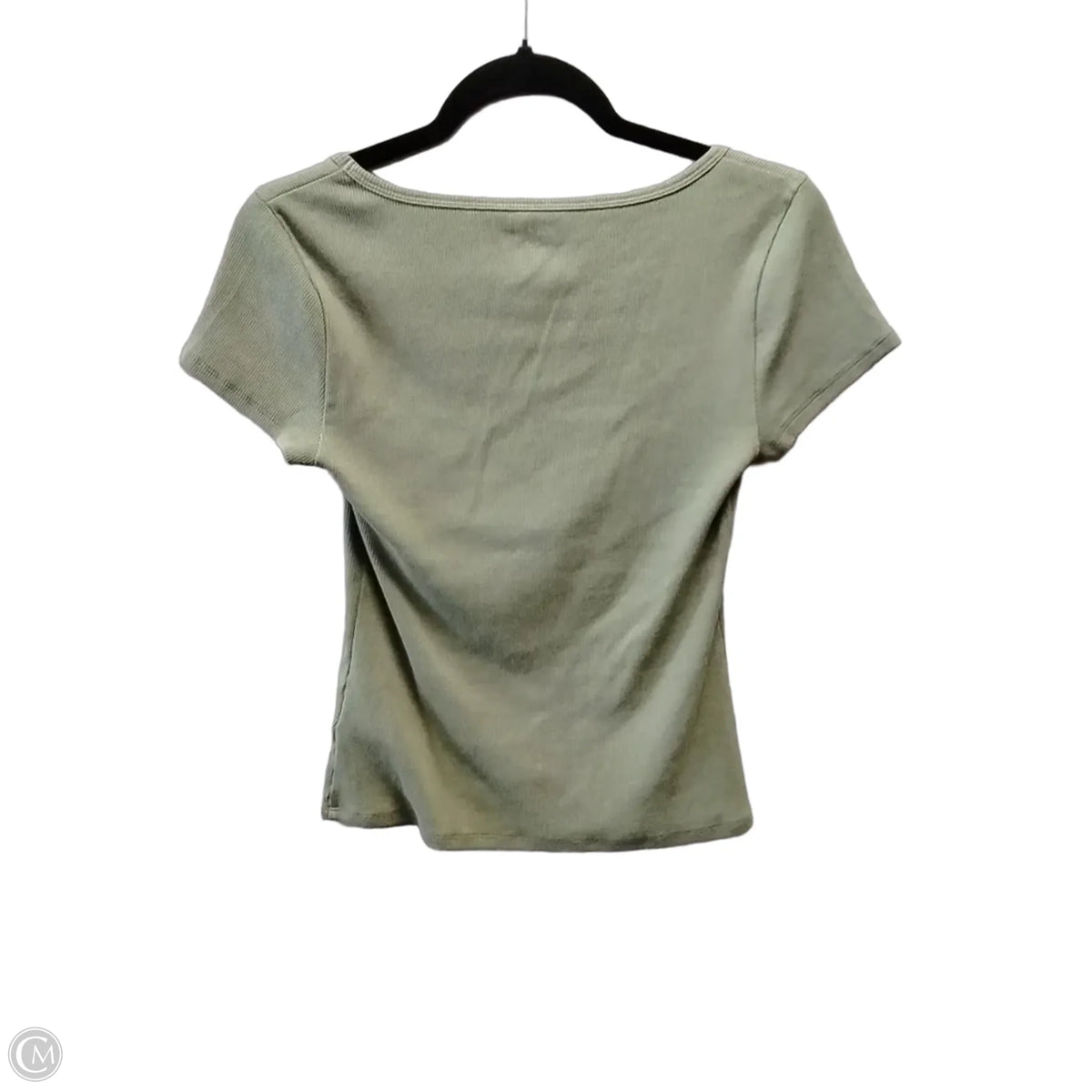 Top Short Sleeve Basic By Old Navy In Green, Size: S