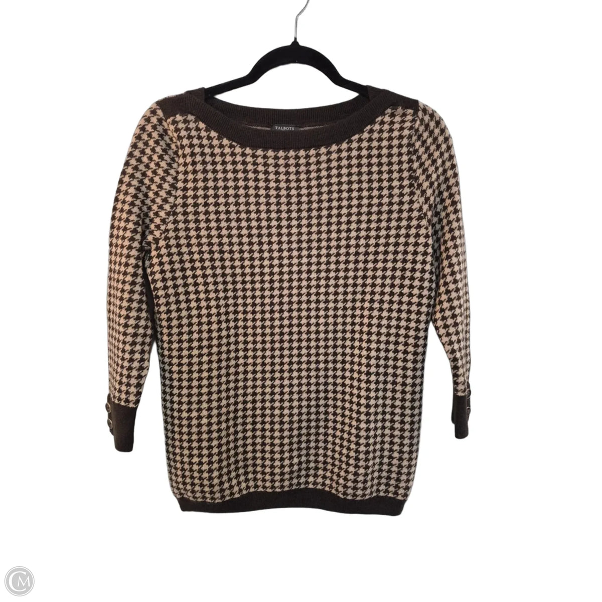 Sweater By Talbots In Brown, Size: Mp