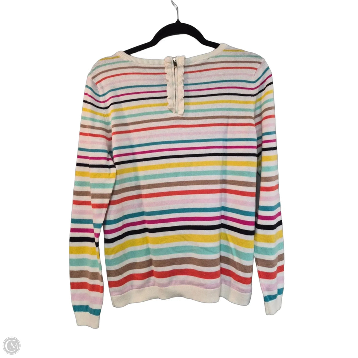 Sweater By Talbots In Striped Pattern, Size: Mp