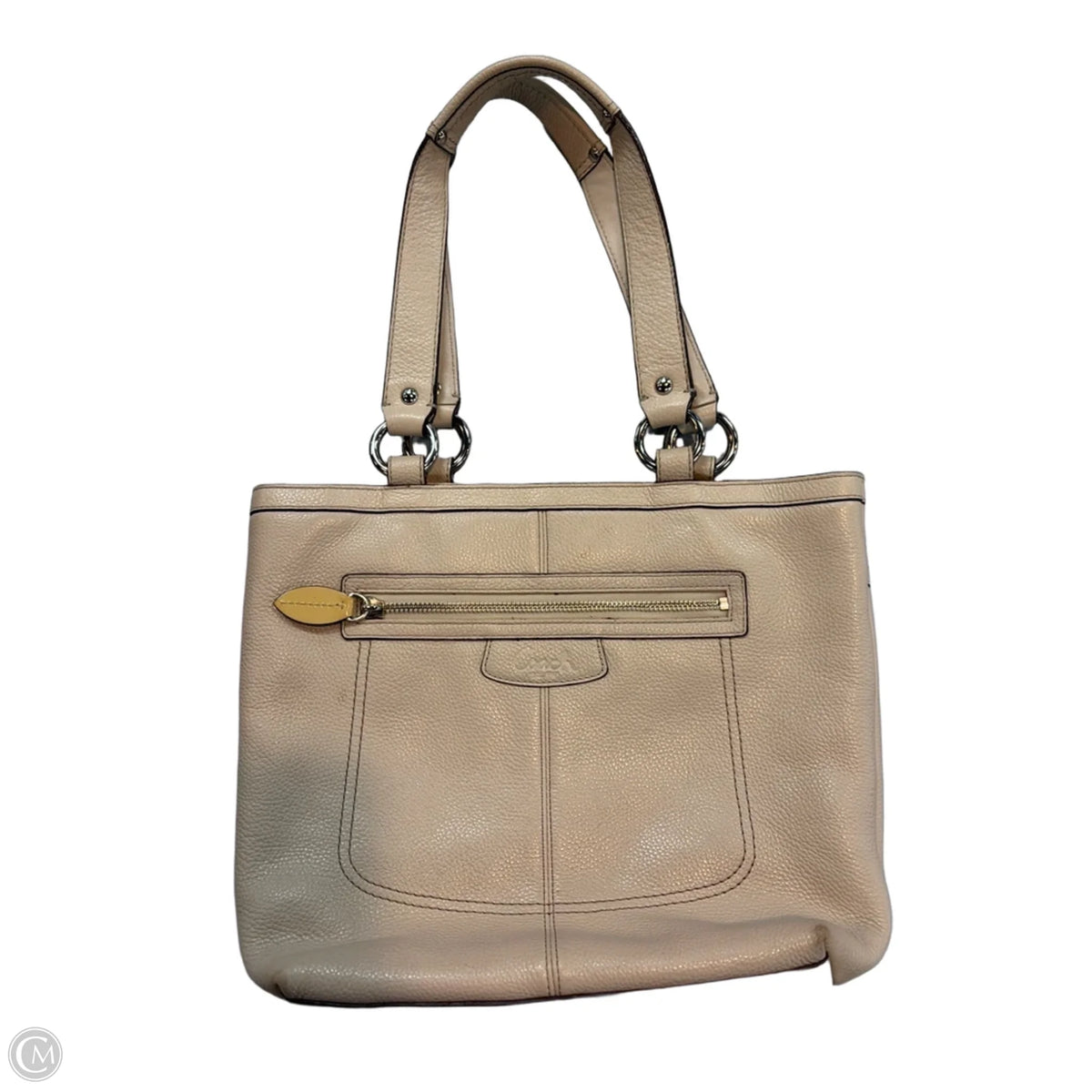 Tote Designer By Coach, Size: Medium