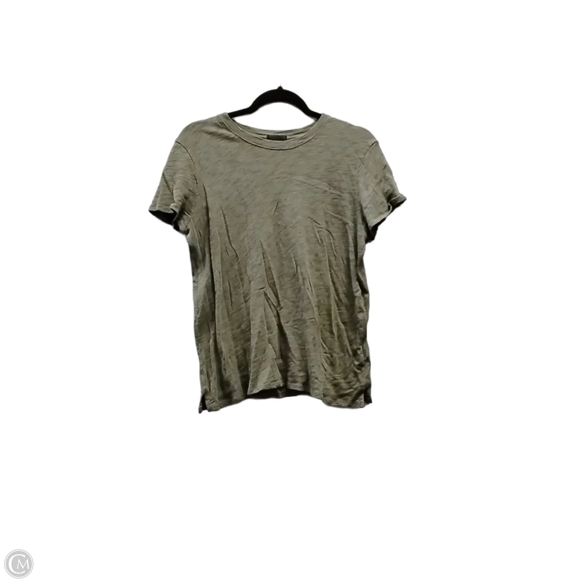 Top Short Sleeve Basic By Atm In Green, Size: L