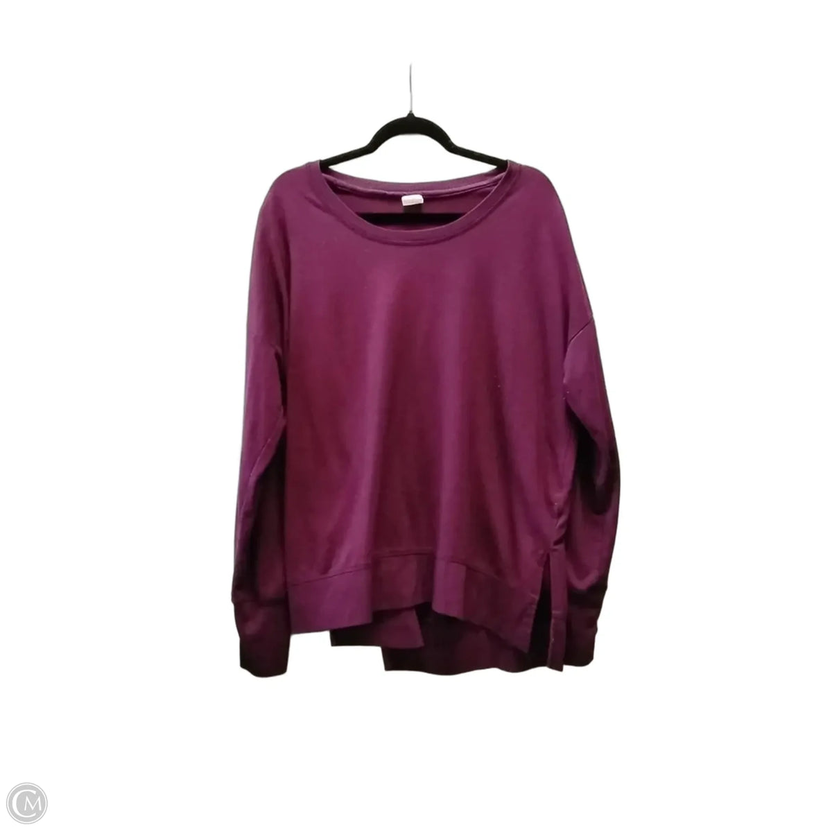 Top Long Sleeve Basic By Avia In Red, Size: Xl