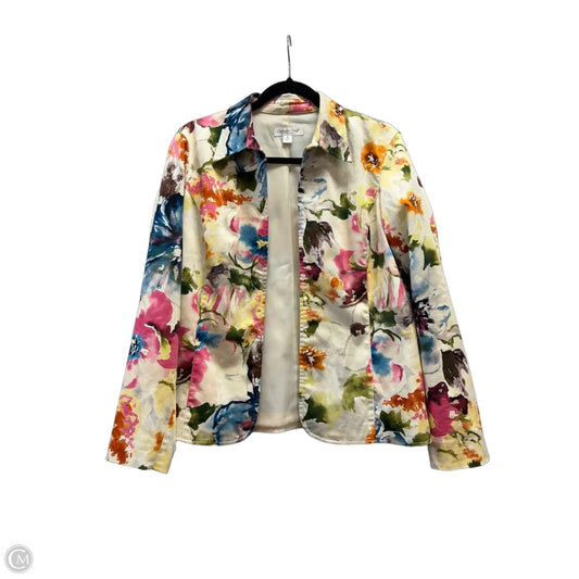 Jacket Other By Coldwater Creek In Multi-colored, Size: M