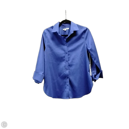 Top Long Sleeve By Chicos In Blue, Size: S