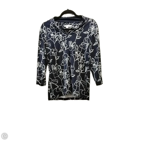 Top Long Sleeve By Chicos In Floral Print, Size: S