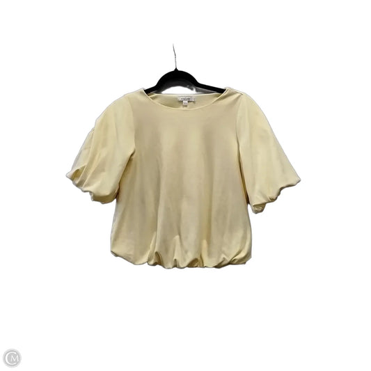 Top Short Sleeve By Chicos In Yellow, Size: S
