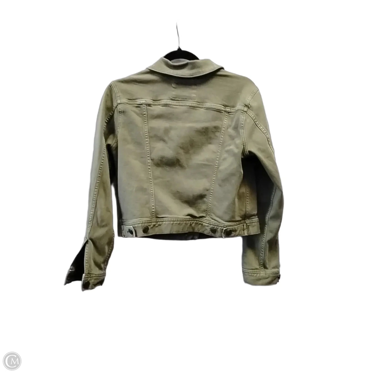 Jacket Denim By Lands End In Green, Size: S