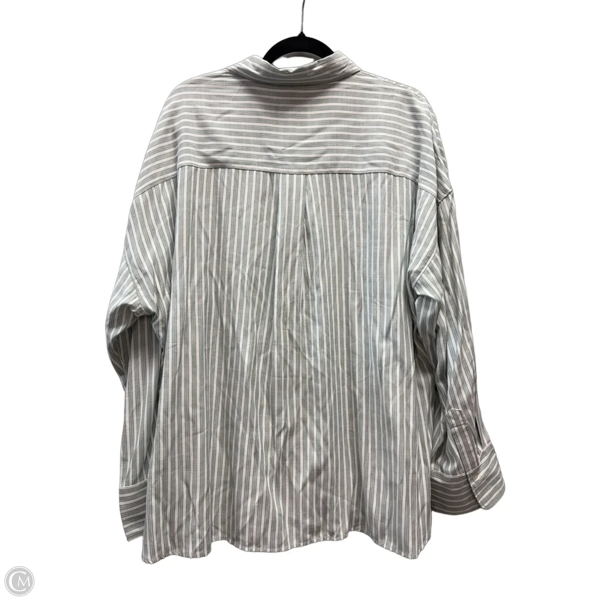 Top Long Sleeve By Max Studio In Striped Pattern, Size: Xl