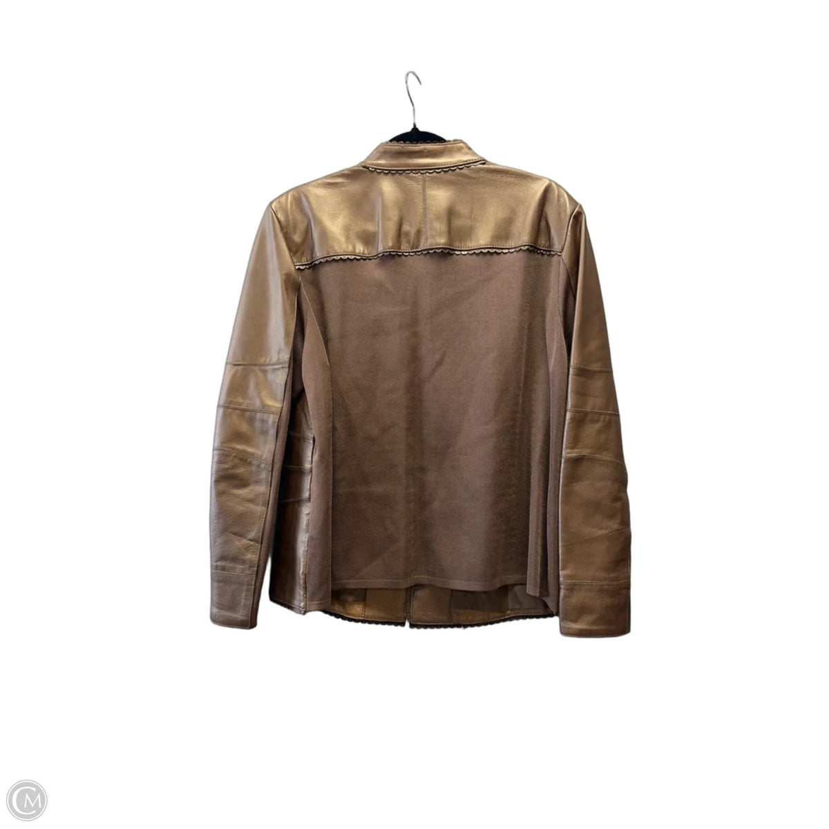 Jacket Leather By Nygard Peter In Brown, Size: 1x