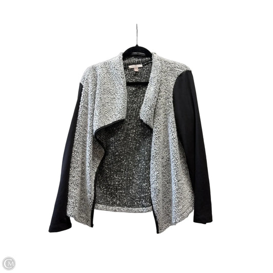 Cardigan By Roz And Ali In Black & Grey, Size: M