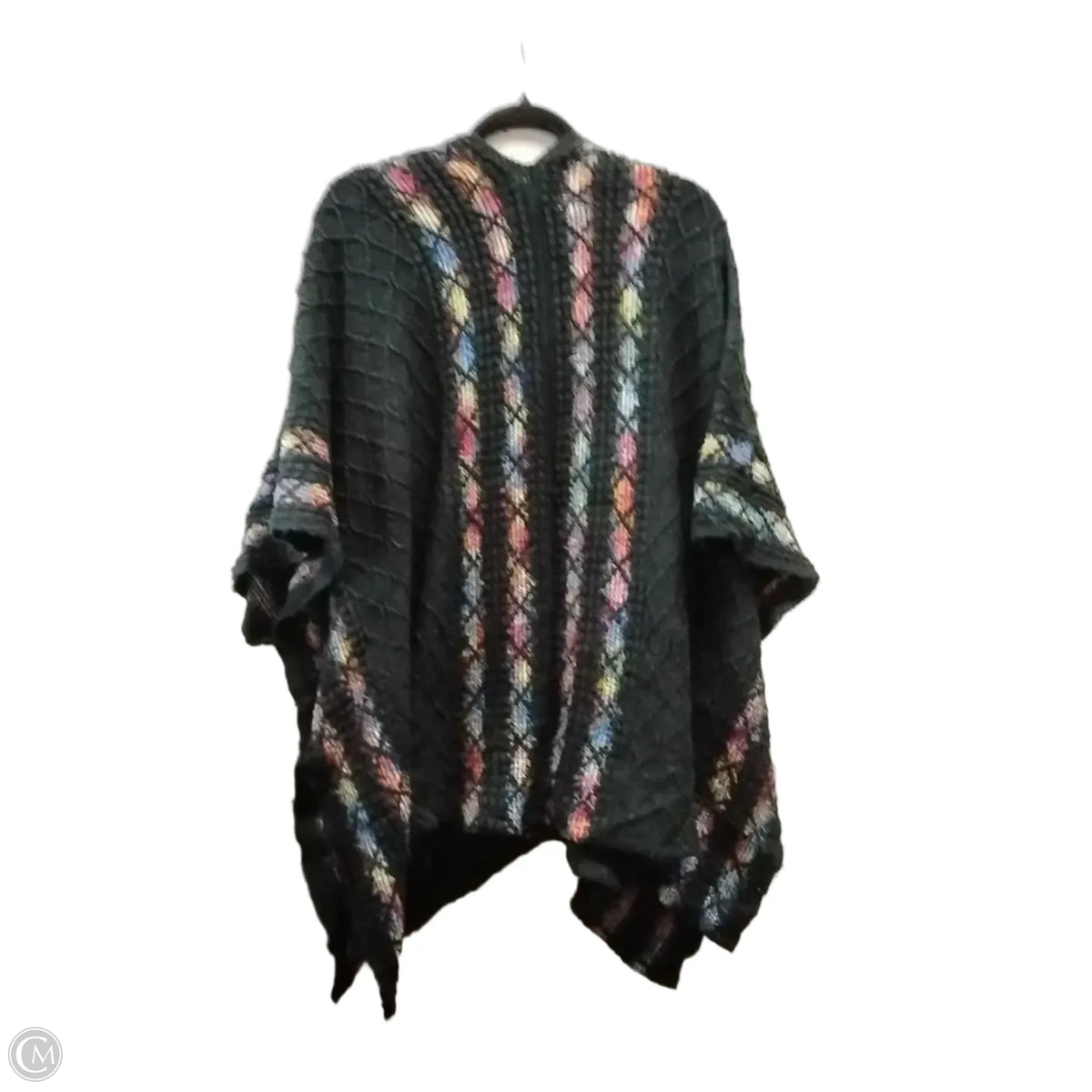 Shawl By Clothes Mentor In Black, Size: Onesize