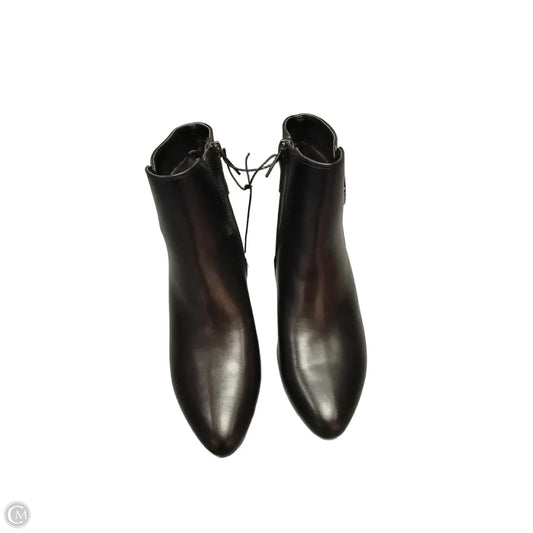 Boots Ankle Heels By Impo In Brown, Size: 6