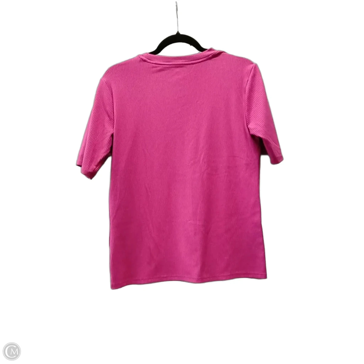 Top Short Sleeve Basic By Simply Vera In Pink, Size: L