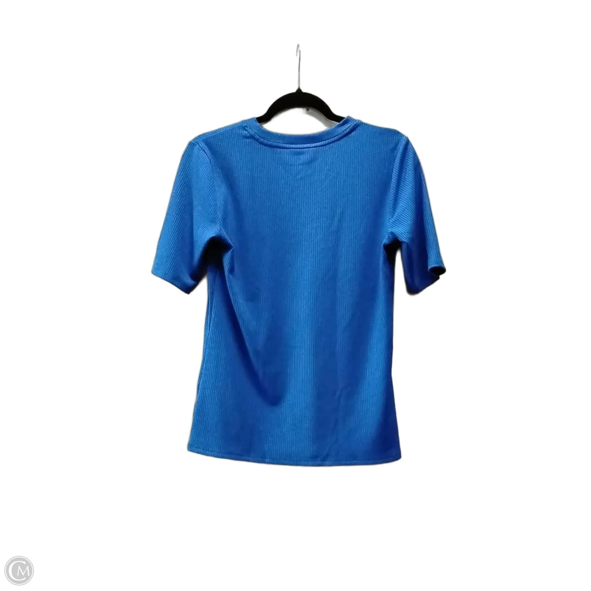 Top Short Sleeve Basic By Simply Vera In Blue, Size: M
