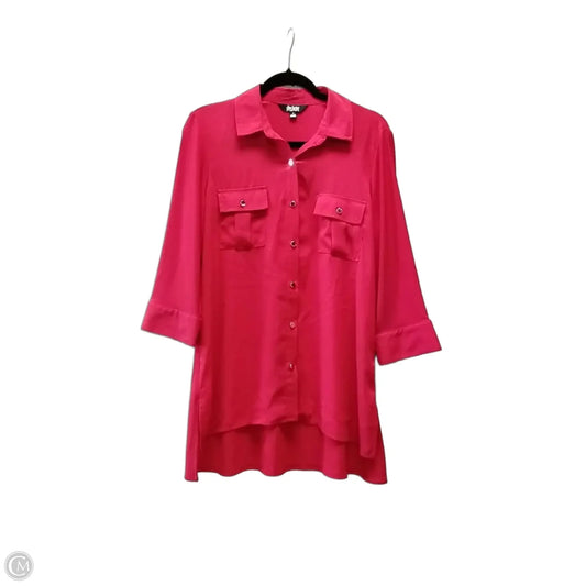 Top Long Sleeve By Clothes Mentor In Red, Size: S
