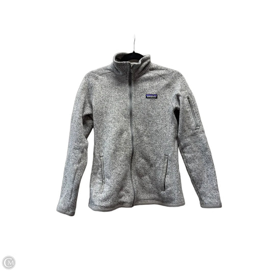 Athletic Jacket By Patagonia In Grey, Size: Xs