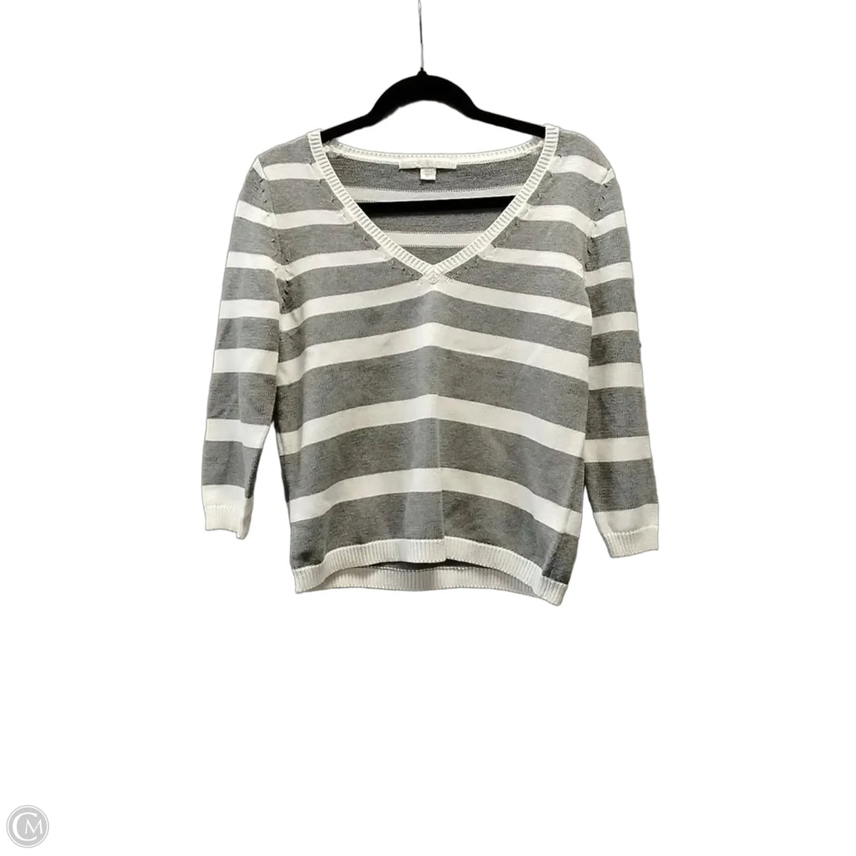 Sweater By Boston Proper In Striped Pattern, Size: S