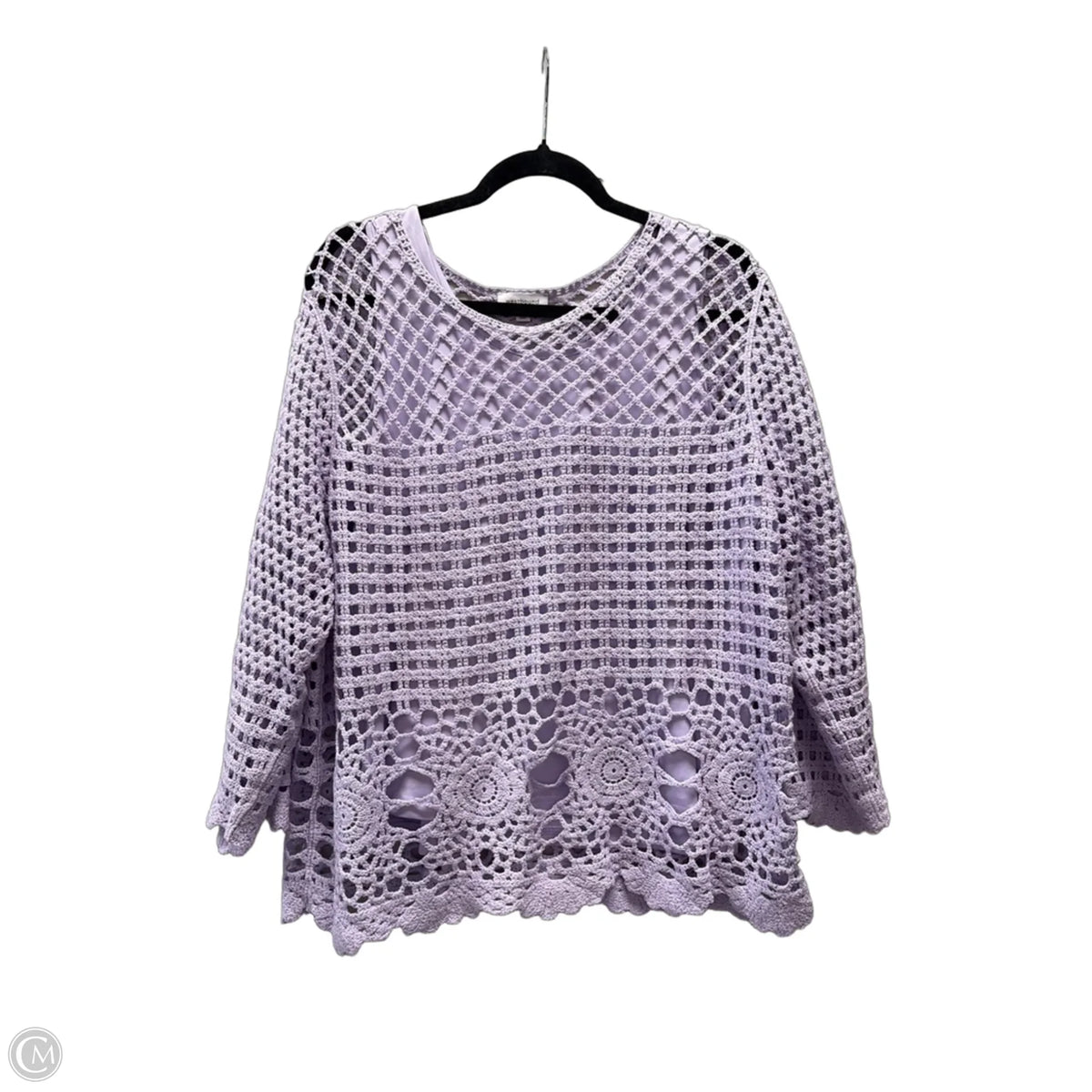 Sweater By West Bound In Purple, Size: Xl