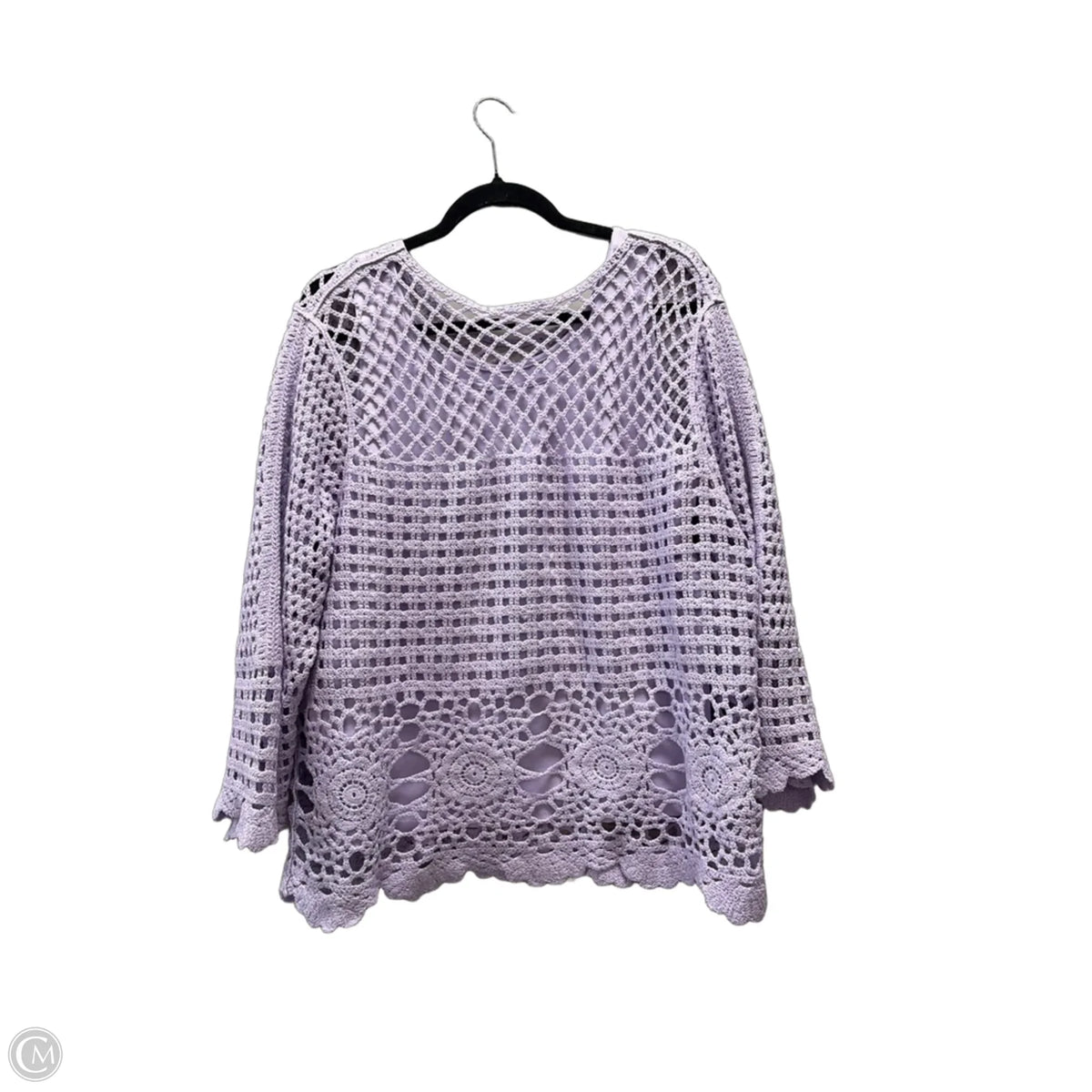 Sweater By West Bound In Purple, Size: Xl