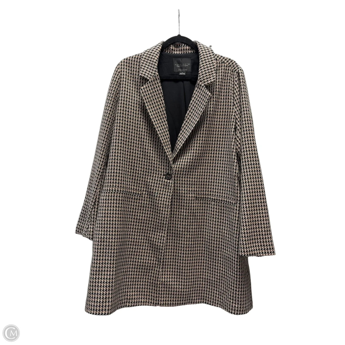 Coat Peacoat By Sanctuary In Geometric Pattern, Size: L