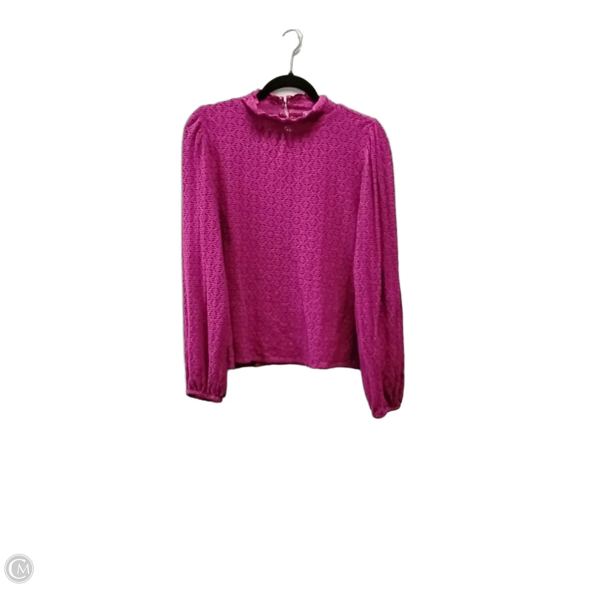 Top Long Sleeve By Loft In Purple, Size: M