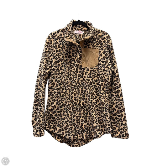 Sweatshirt Collar By Pink Lily In Animal Print, Size: Xl