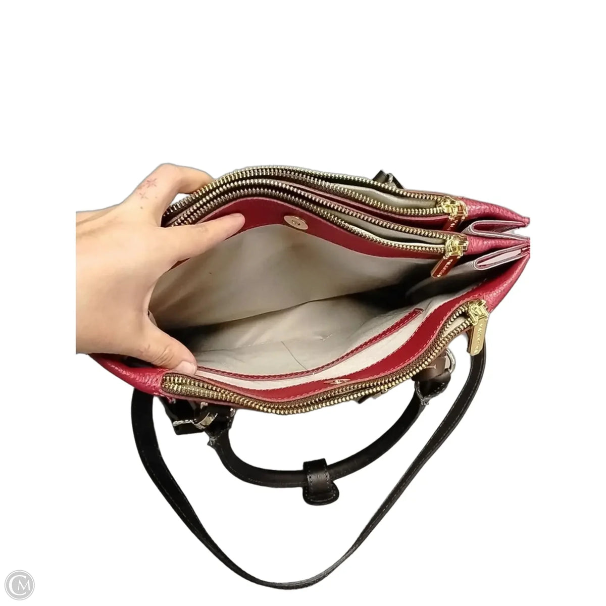Handbag By Valentina, Size: Medium