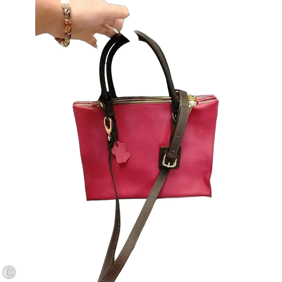 Handbag By Valentina, Size: Medium