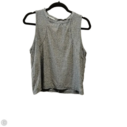 Athletic Tank Top By Reebok In Grey, Size: S