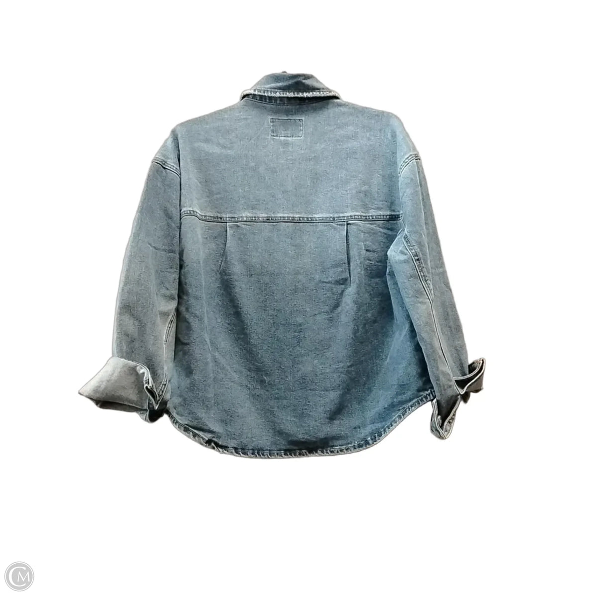 Jacket Denim By Edited In Blue Denim, Size: S