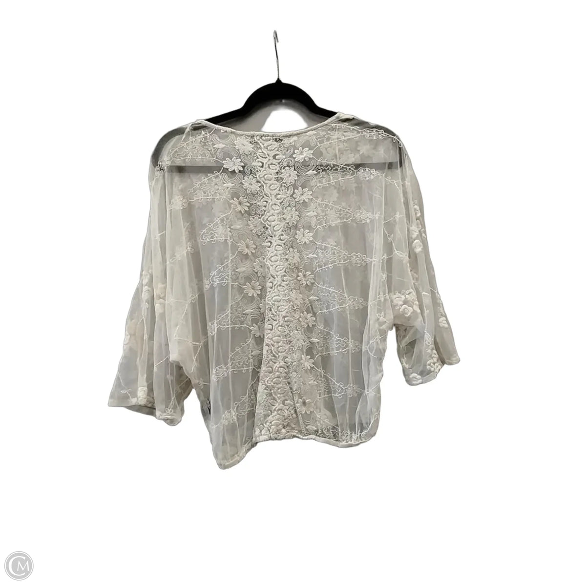 Shawl By Love Stitch In Ivory, Size: M