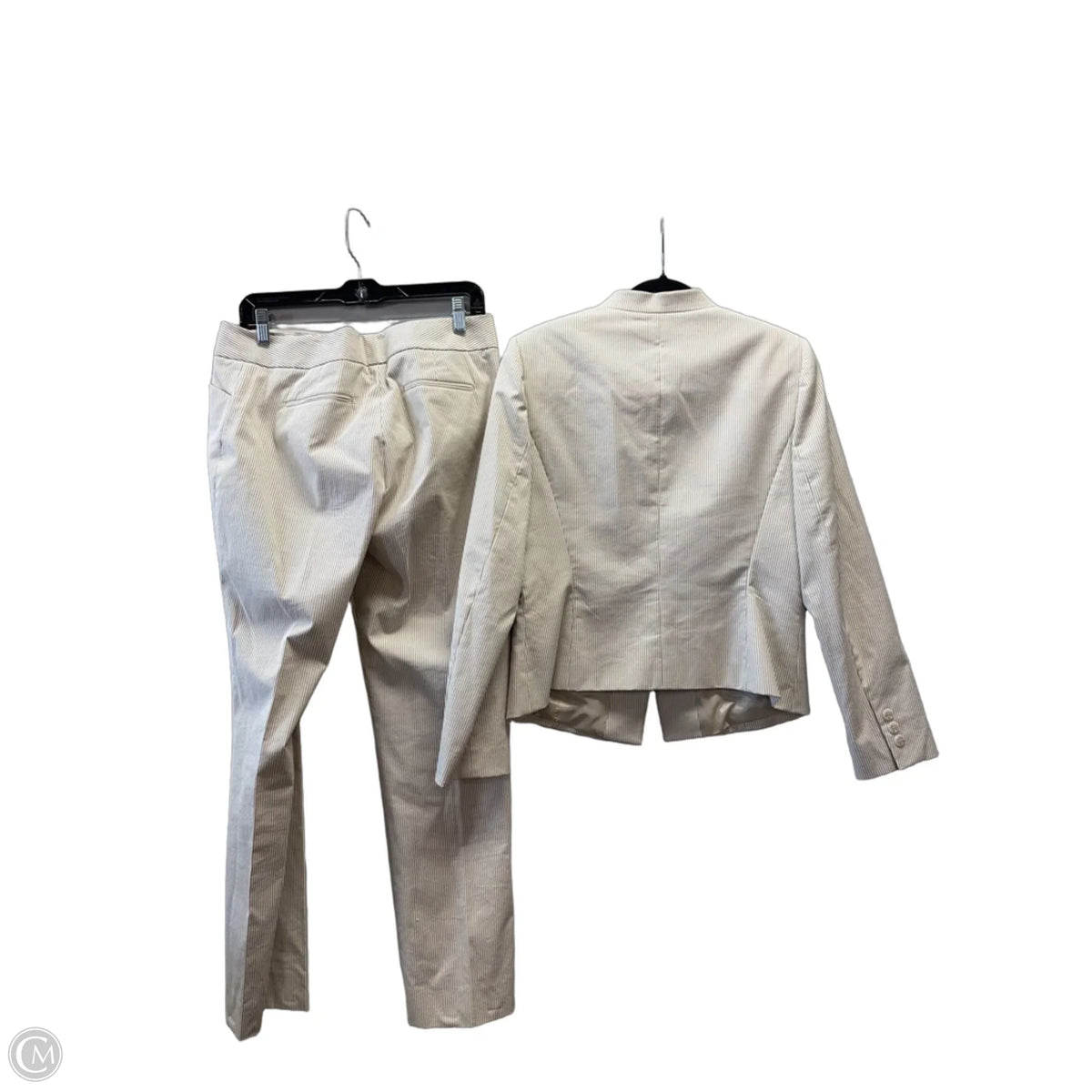 Pants Suit 2pc By Antonio Melani In Striped Pattern, Size: M