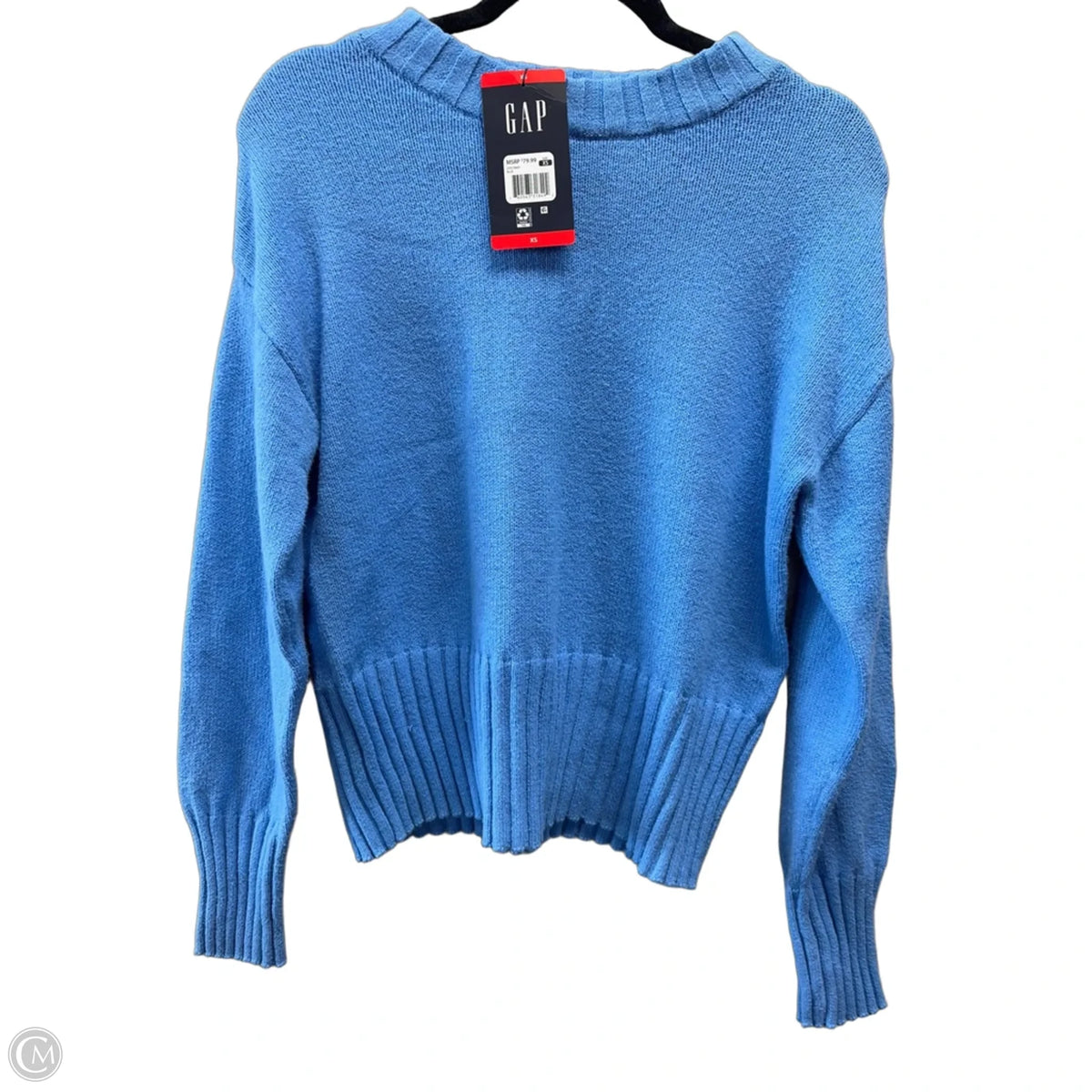 Sweater By Gap In Blue, Size: Xs
