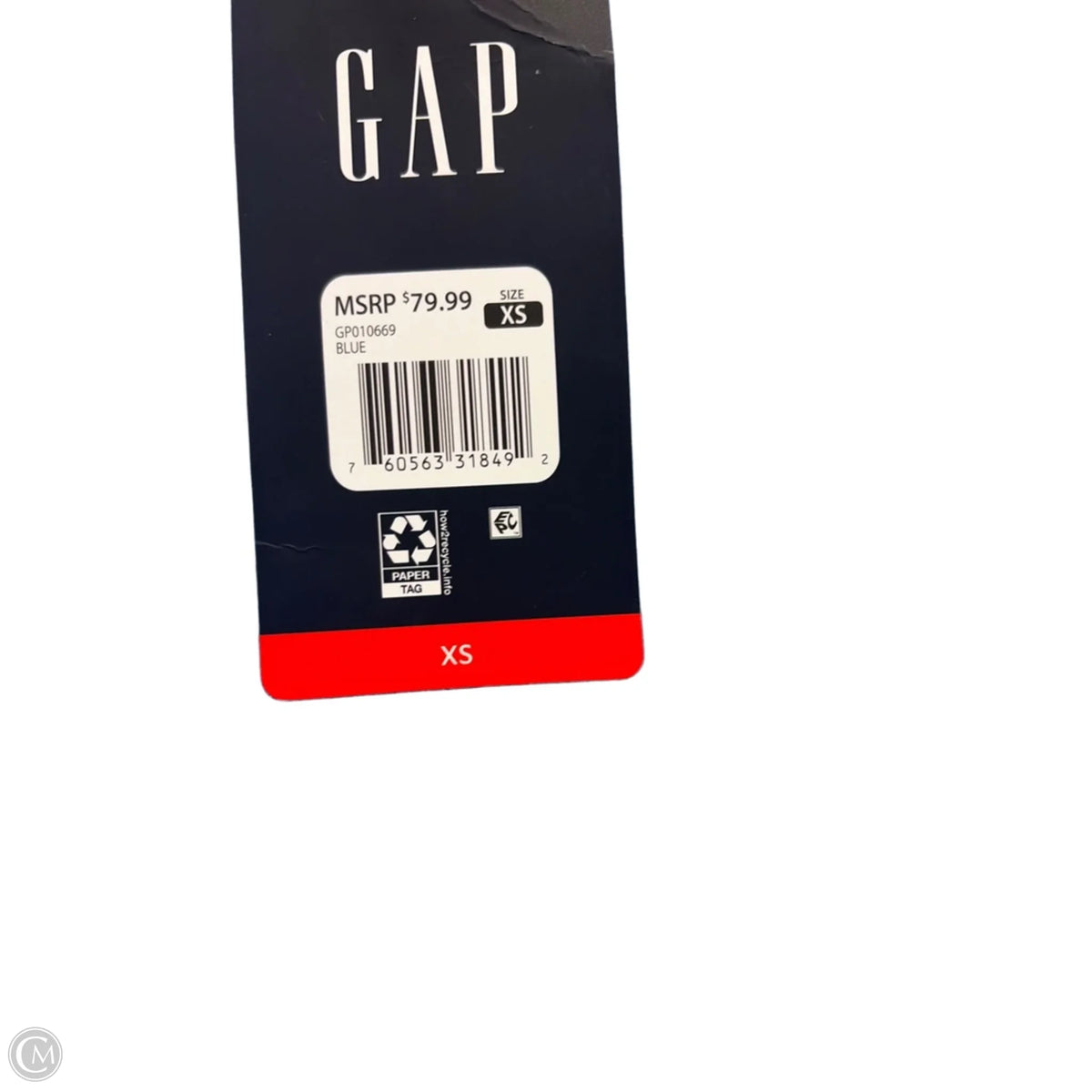 Sweater By Gap In Blue, Size: Xs